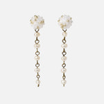 Raindrops Freshwater Pearl Chain Earrings Primary