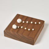 Raindrops Freshwater Pearl Chain Earrings Top