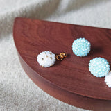 Ramona Earrings in Blue Display