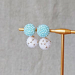 Ramona Earrings in Blue Front