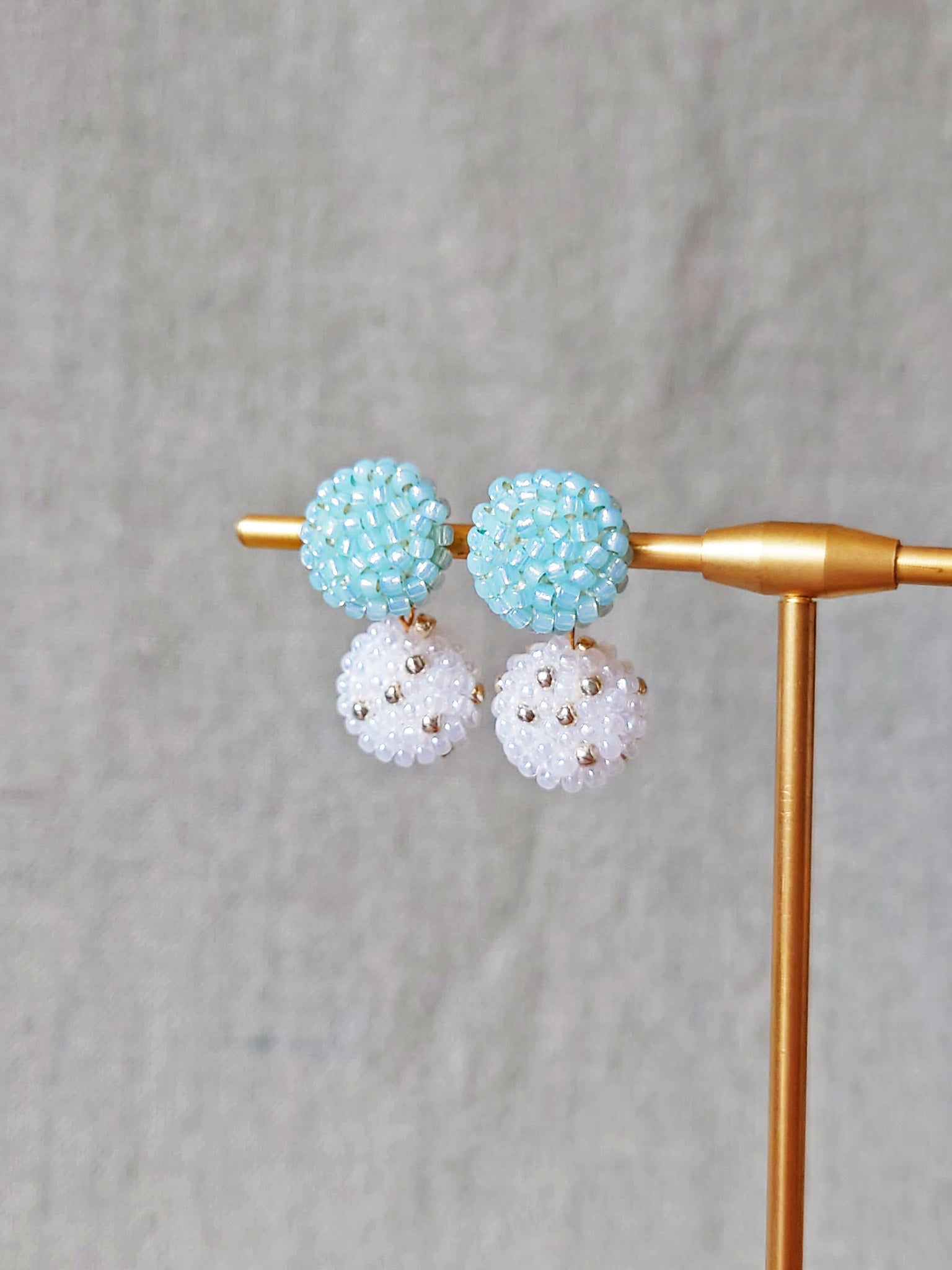 Ramona Earrings in Blue Front