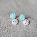 Ramona Earrings in Blue Left