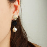 Richele Earrings in Black Model