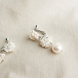 Richele Marshmallow Clip-on Earrings Back