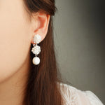 Richele Marshmallow Clip-on Earrings Model