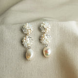 Richele Marshmallow Earrings Front