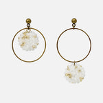 Esmeralda Dangle Hoop Mismatched Earrings Primary