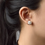 Star Dust Petite Studs in Ivory - Daintynine