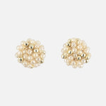 Star Dust Petite Studs in Ivory - Daintynine