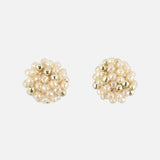 Star Dust Petite Studs in Ivory - Daintynine