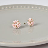 Star Dust Petite Studs in Pink Right