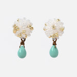 Turquoise Shizuku Tear Drop Earrings Primary
