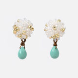 Turquoise Shizuku Tear Drop Earrings Primary