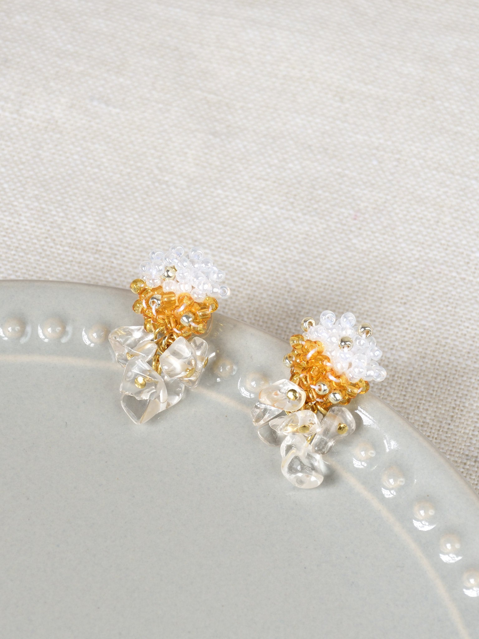 Sereia Duo Earrings in Topaz Top 1