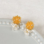 Sereia Quartz Earrings in Topaz Top 1