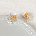 Sereia Trio Earrings in Purple and Topaz Top 2