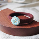 Star Dust Hair Tie in Blue Display Right