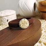 Star Dust Hair Tie in Ivory Right