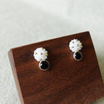 Star Dust Onyx Earrings Left