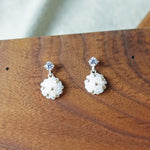 Star Dust Petite CZ Drop Earrings Front