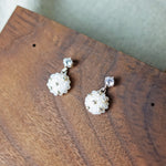 Star Dust Petite CZ Drop Earrings Right