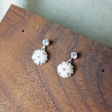 Star Dust Petite CZ Drop Earrings Right