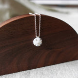 Star Dust Petite Necklace in White Front