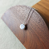 Star Dust Petite Necklace in White Initials