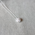 Star Dust Petite Necklace in White Left