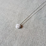 Star Dust Petite Necklace in White Right