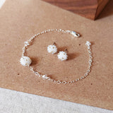 Star Dust Pixie Crystals Earrings and Bracelet Set Top