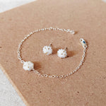 Star Dust Pixie Earrings and Bracelet Set Front