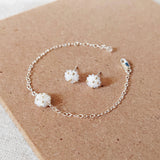 Star Dust Pixie Earrings and Bracelet Set Front