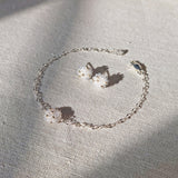 Star Dust Pixie Earrings and Bracelet Set Side