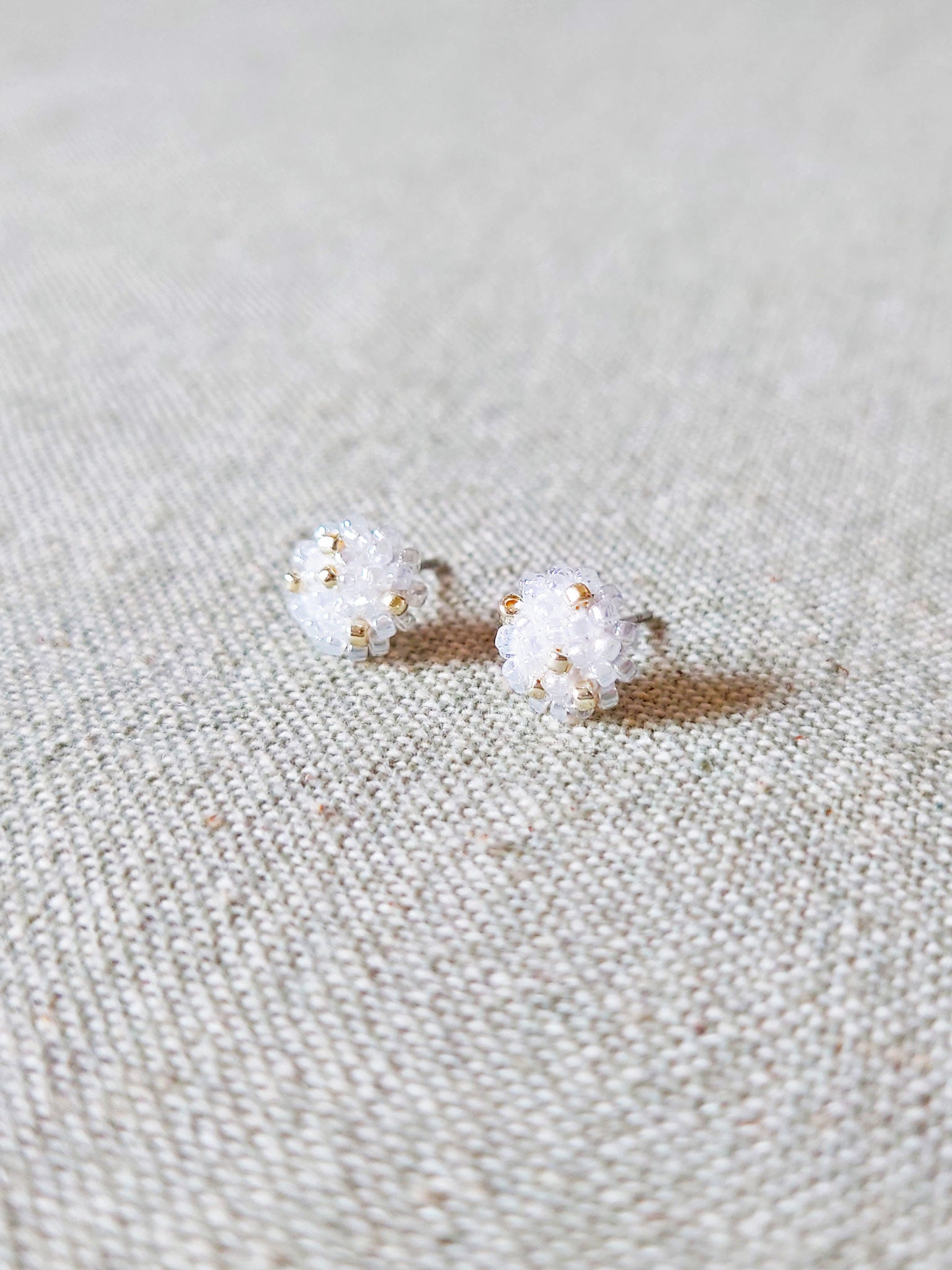 Star Dust Pixie Stud Earrings Front 2