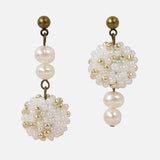Wrena Freshwater Pearls Mismatched Earrings Primary